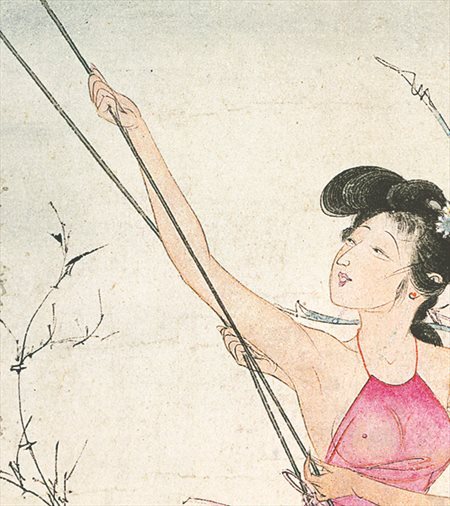 平川-胡也佛的仕女画和最知名的金瓶梅秘戏图